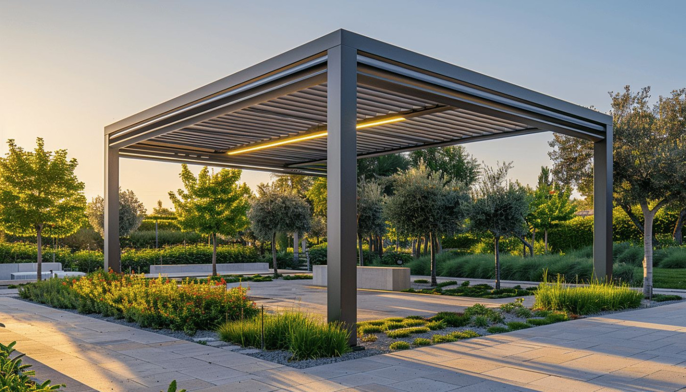 Comment choisir et installer une pergola bioclimatique avec éclairage LED
